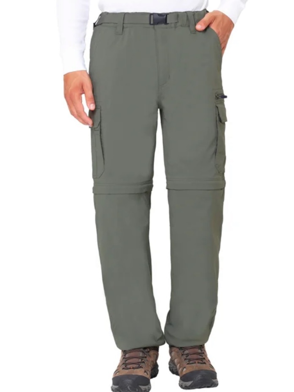 The B.C. Clothing Co. Men's Convertible Pants - Green - 32 length